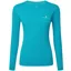 Ronhill Women's Core L/S Tee Azure/Bright White