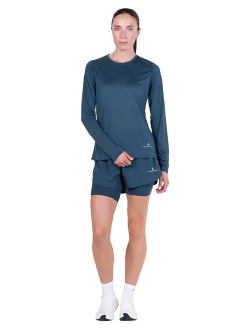 Ronhill Women's Core L/S Tee Evening Haze-3