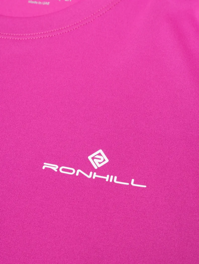 Ronhill Women's Core S/S Tee Razzmatazz/Bright White-5