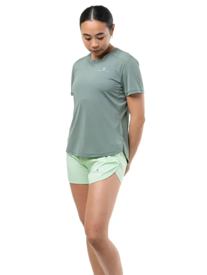Ronhill Women's Tech 4.5 inch Short Seafoam/Laurel-2