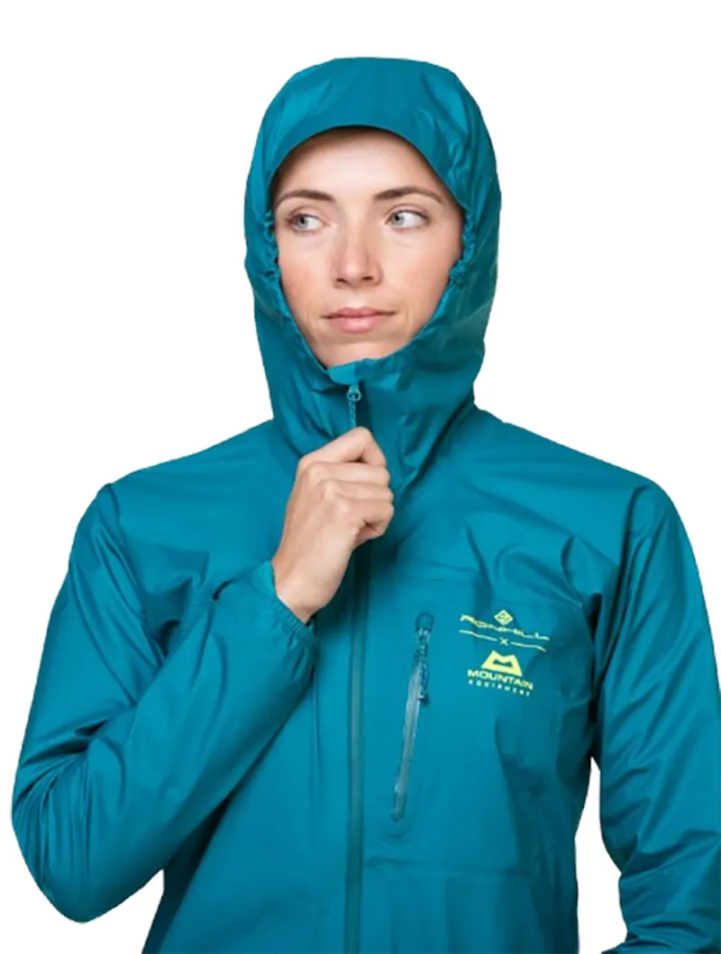 Ronhill Women's Tech Gore-Tex Mercurial Jacket Marine/Acid-8