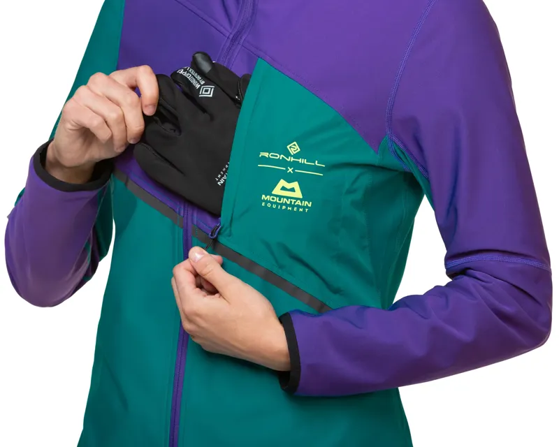 Ronhill Women's Tech Gore-Tex Windstopper Jacket Marine/Regal Purple-6