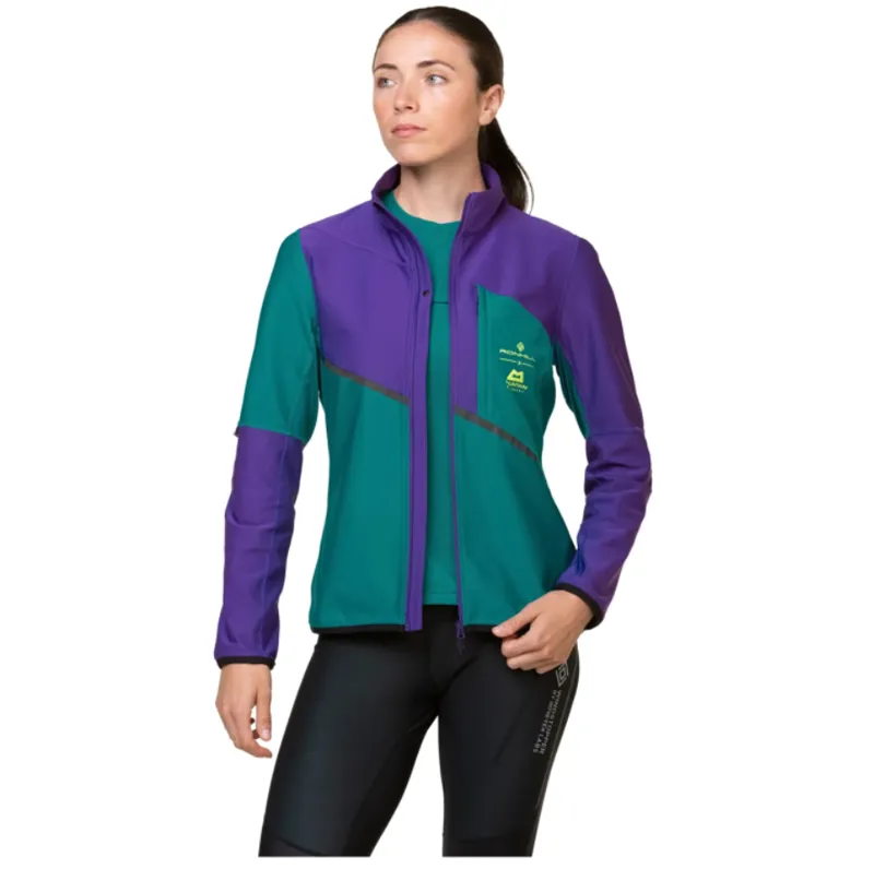 Ronhill Women's Tech Gore-Tex Windstopper Jacket Marine/Regal Purple-3