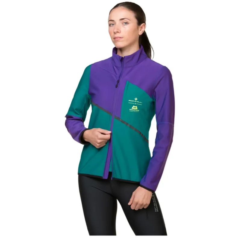 Ronhill Women's Tech Gore-Tex Windstopper Jacket Marine/Regal Purple-2
