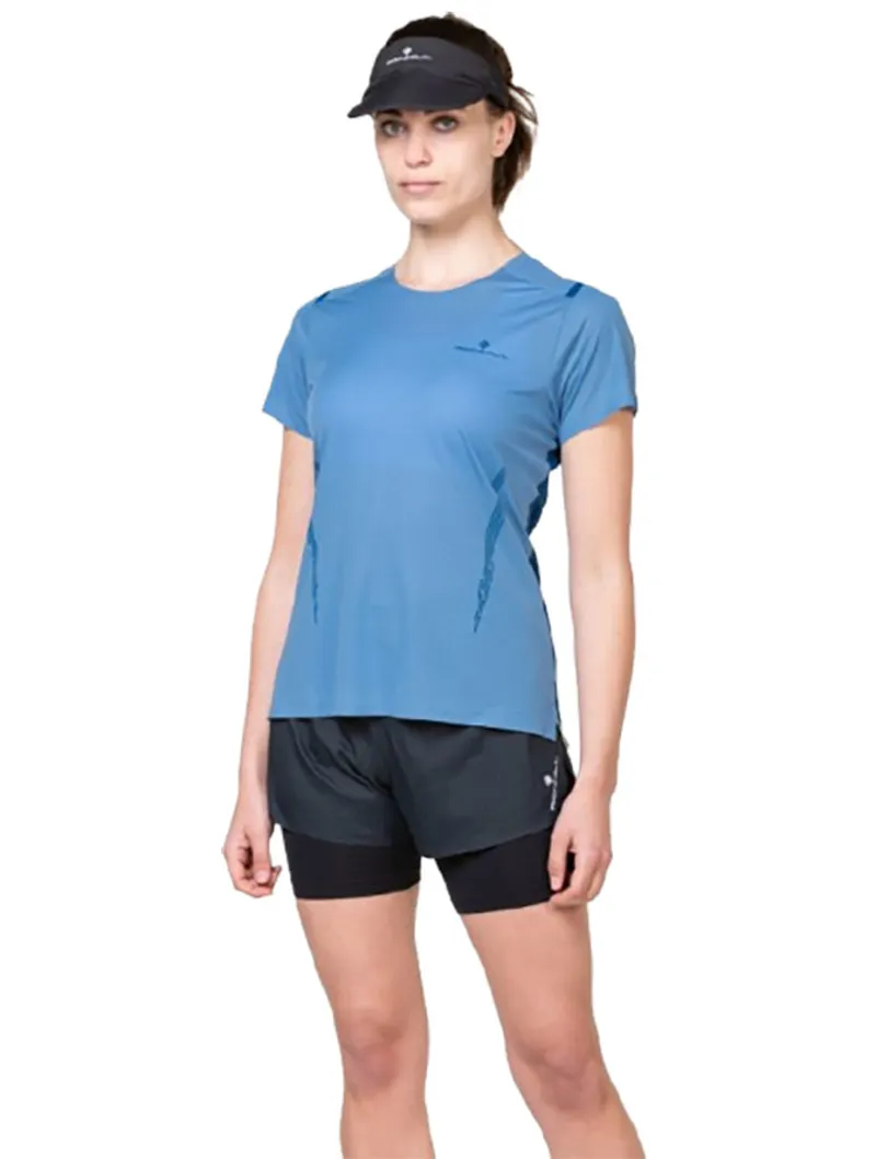 Ronhill Women's Tech Race S/S Tee Island/Tidal-2
