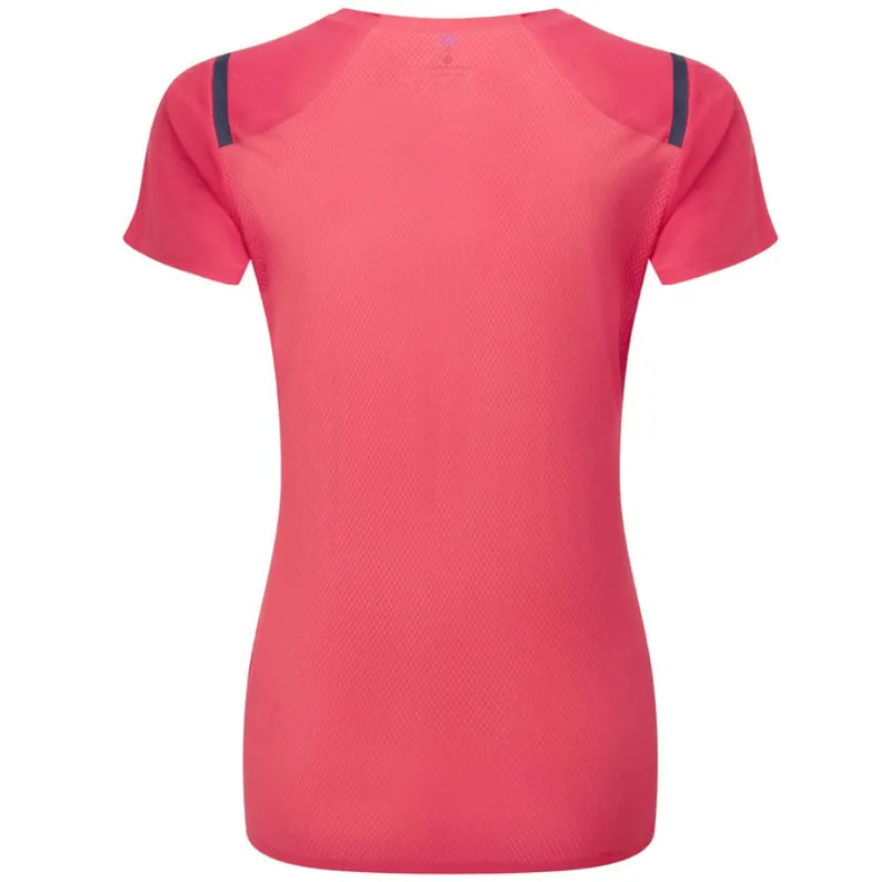 Ronhill Women's Tech Race S/S Tee Sunset/Razzmatazz-1