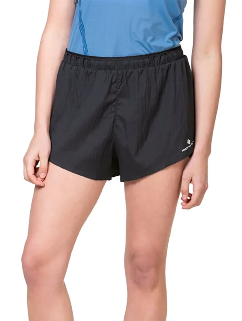 Ronhill Women's Tech Race Short All Black-2