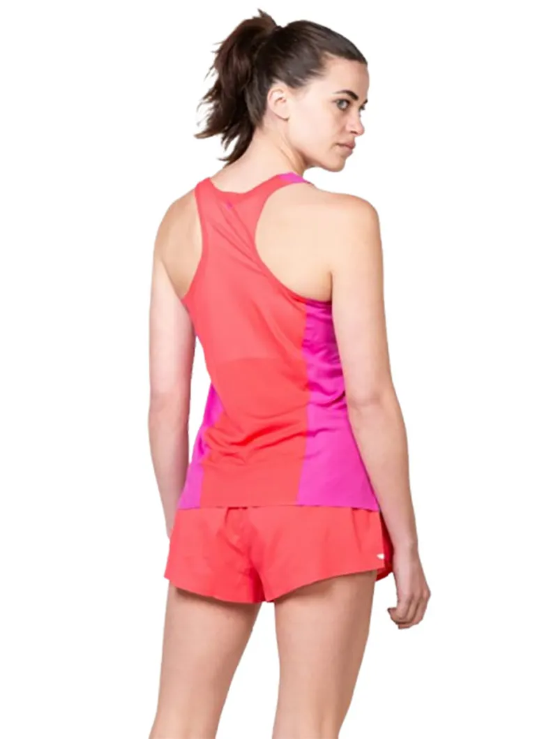 Ronhill Women's Tech Race Short Sunset/Razzmatazz-3