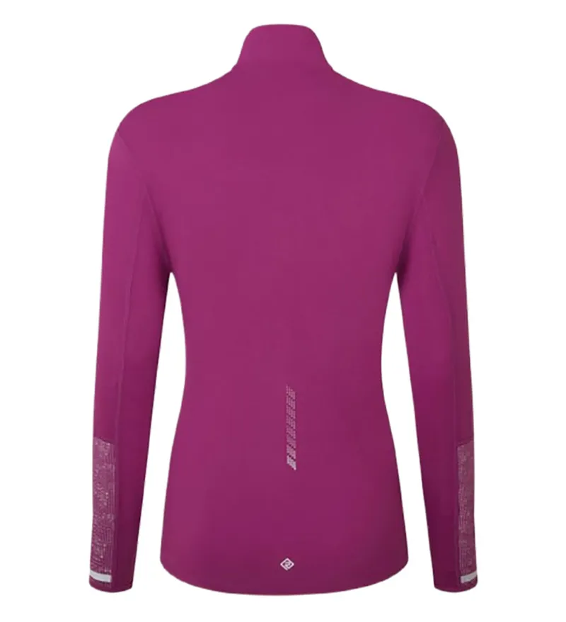 Ronhill Women's Tech Reflect 1/2 Zip Blackcurrant/Reflect-1