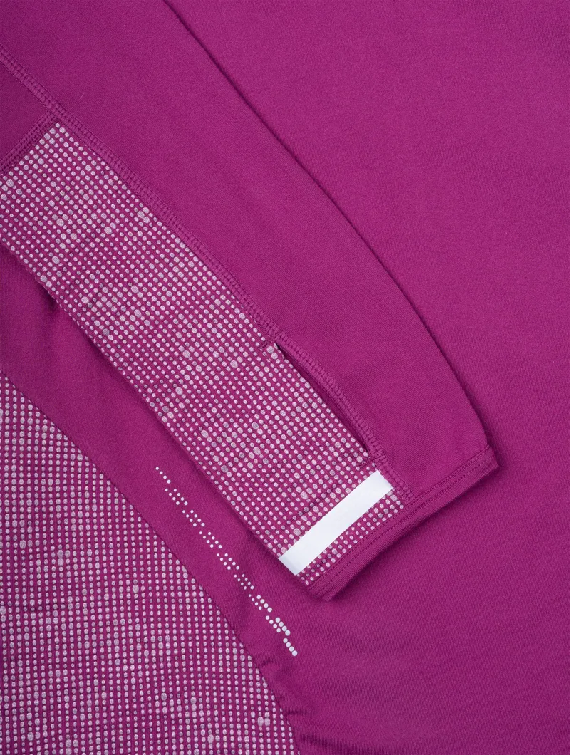 Ronhill Women's Tech Reflect 1/2 Zip Blackcurrant/Reflect-12