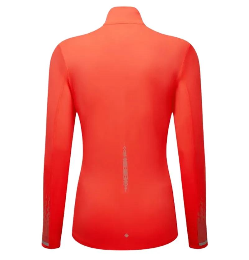 Ronhill Women's Tech Reflect 1/2 Zip Hot Coral/Reflect-1