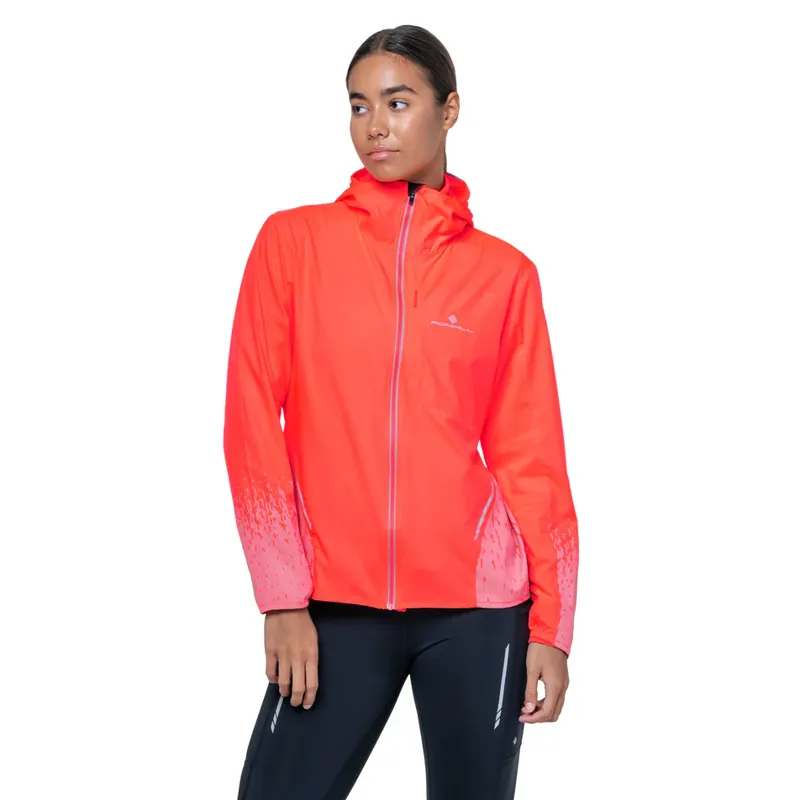 Ronhill Women's Tech Reflect Jacket Hot Coral/Reflect-2