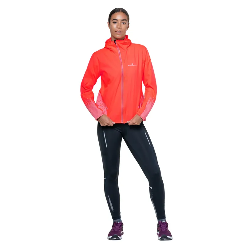 Ronhill Women's Tech Reflect Jacket Hot Coral/Reflect-4