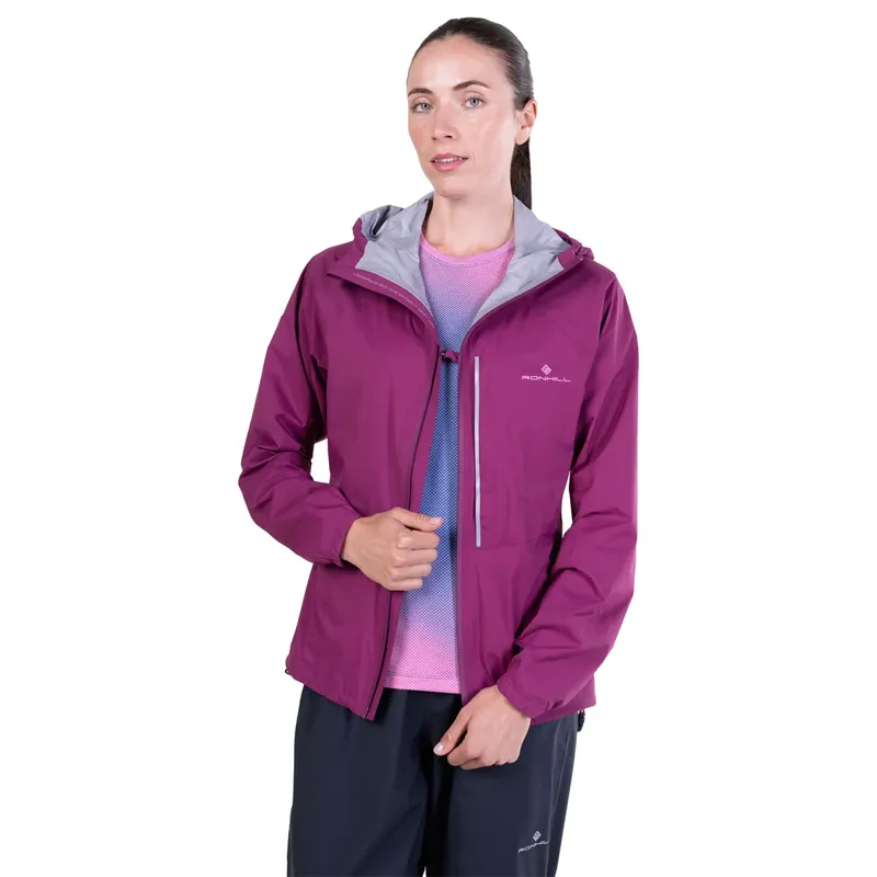 Ronhill Women's Tech Storm Jacket Blackcurrant/Orchid-7