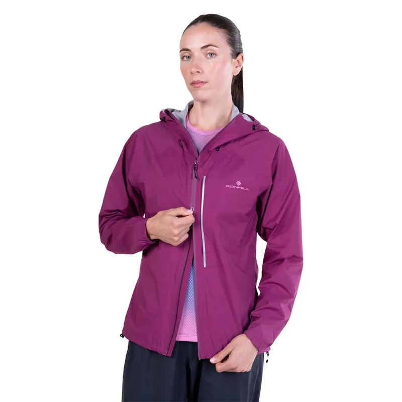 Ronhill Women's Tech Storm Jacket Blackcurrant/Orchid-4