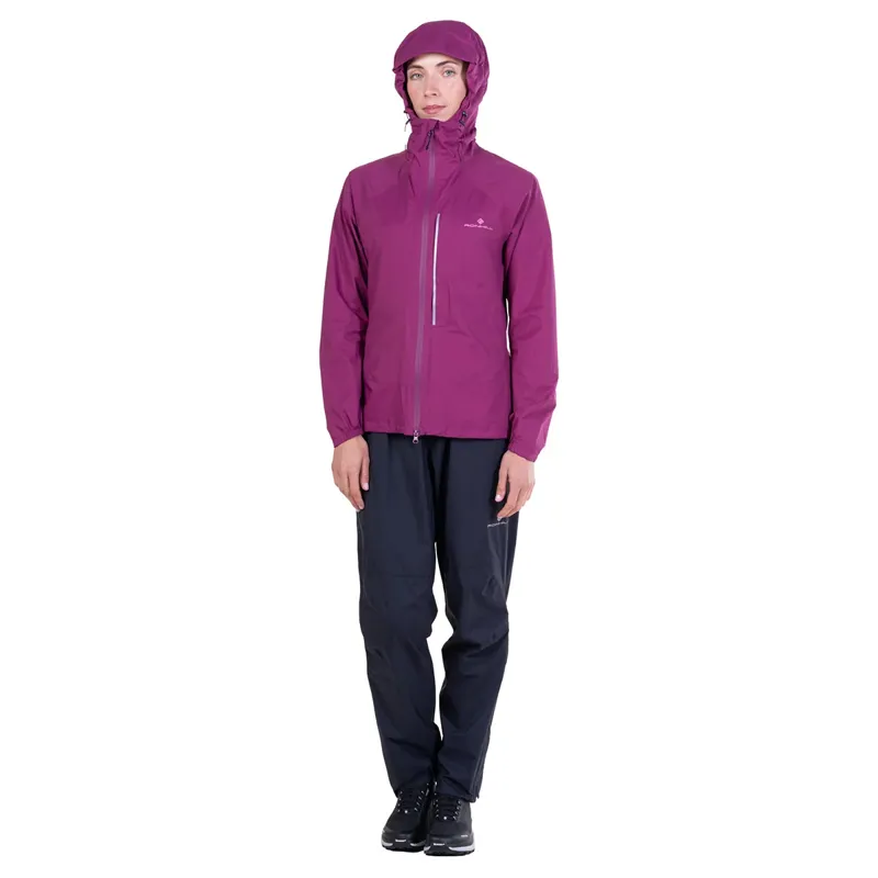 Ronhill Women's Tech Storm Jacket Blackcurrant/Orchid-3