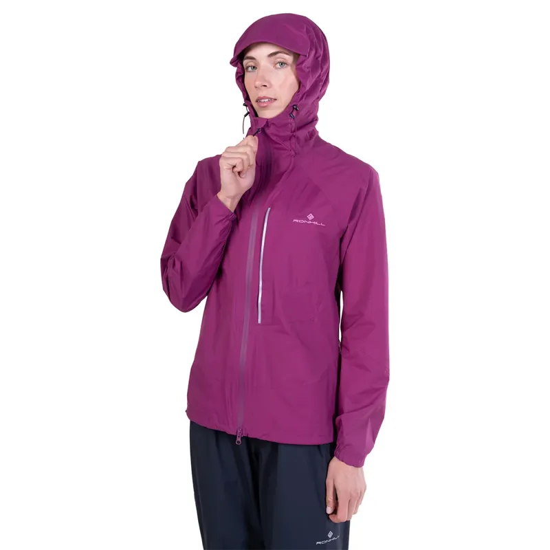 Ronhill Women's Tech Storm Jacket Blackcurrant/Orchid-2