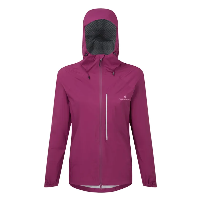 Ronhill Women's Tech Storm Jacket Blackcurrant/Orchid