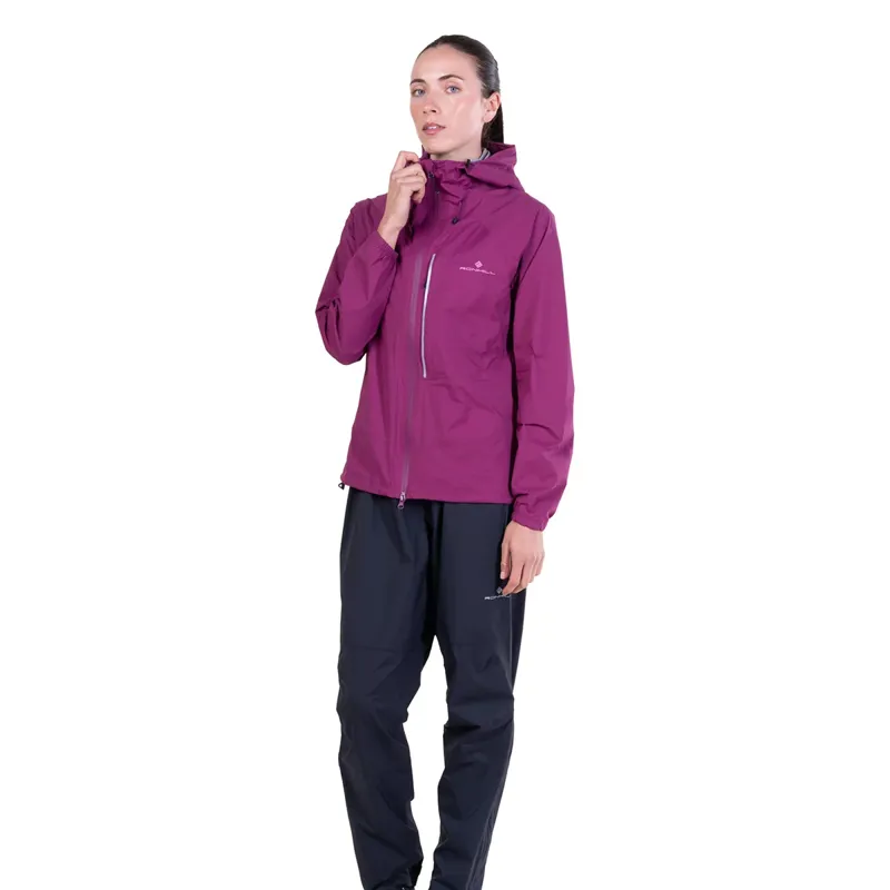 Ronhill Women's Tech Storm Jacket Blackcurrant/Orchid-11