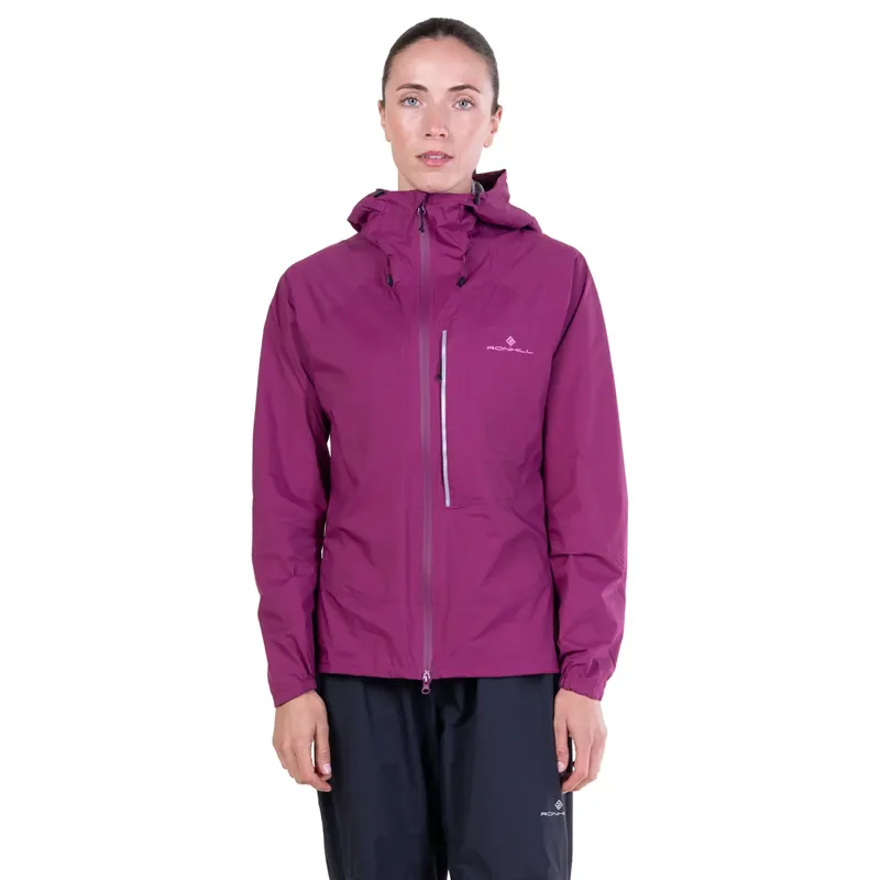 Ronhill Women's Tech Storm Jacket Blackcurrant/Orchid-10