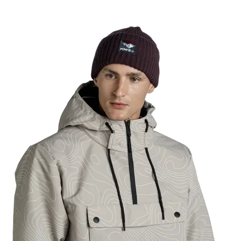 Buff Knitted Beanie Rutger Pow Shadow Purple Purple-4