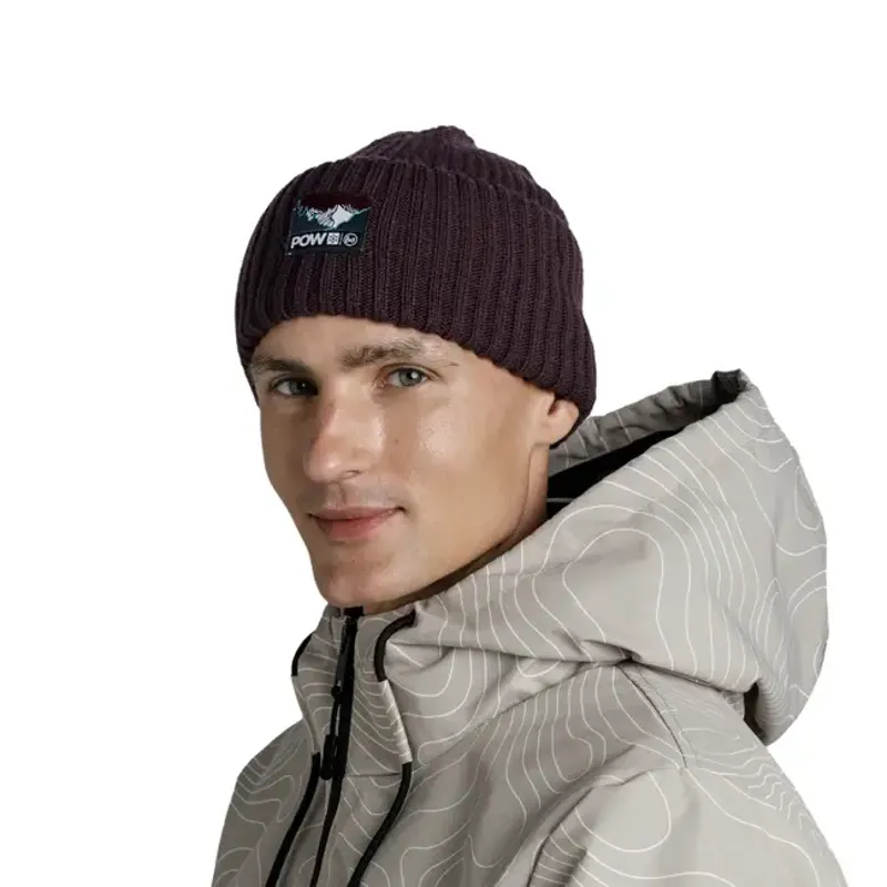 Buff Knitted Beanie Rutger Pow Shadow Purple Purple-5