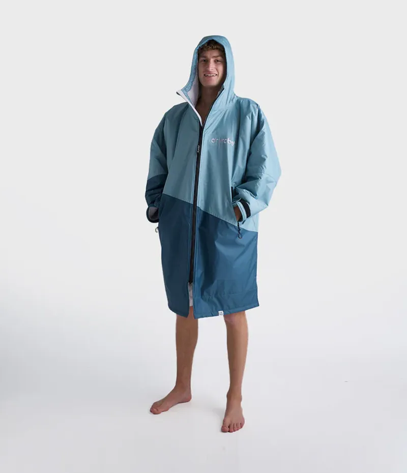 Dryrobe Small L/S Blue/Light Grey