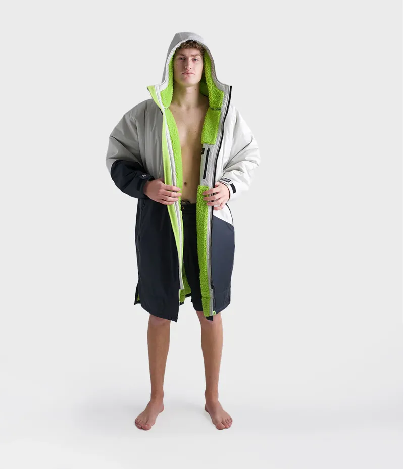 Dryrobe Medium L/S Anthracite/Lime