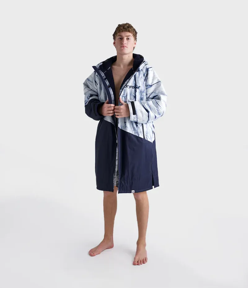 Dryrobe Small L/S Contrast Batik/Blue