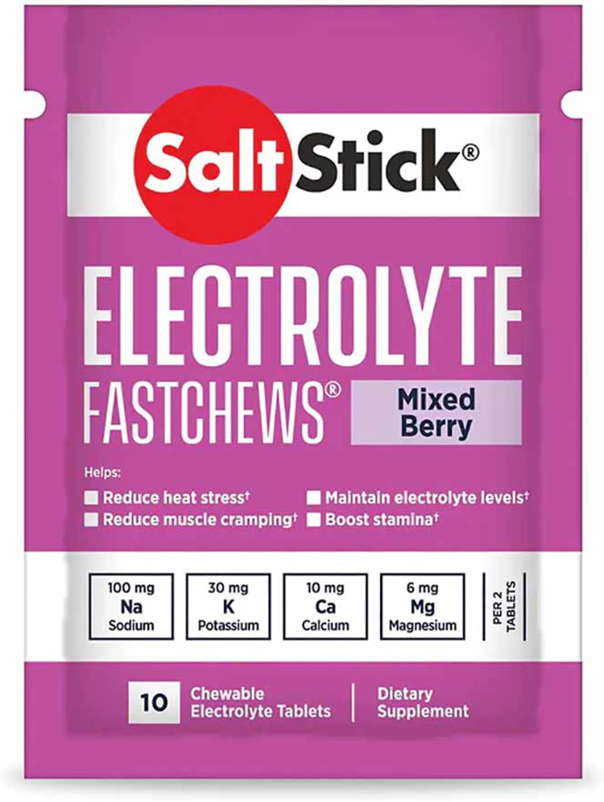 SaltStick Fastchews, Electrolyte Replacement Tablets For Rehydration, Exercise Recovery, Youth & Adult Athletes, Hiking & Sports Recovery, 2 X Packets