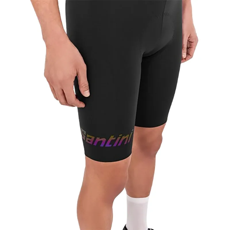 Santini Unico Edge Men's Bib Shorts Black-4