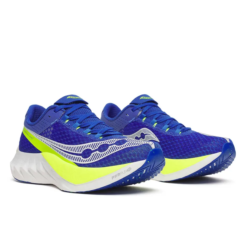 Saucony Men's Endorphin Pro 4 Shoes Lapis/Citron-2