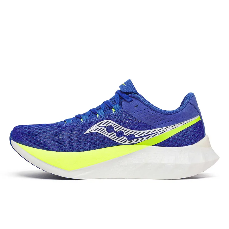 Saucony Men's Endorphin Pro 4 Shoes Lapis/Citron-1