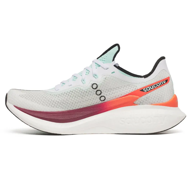 Saucony Men's Endorphin Pro 5 White/Crimson-1