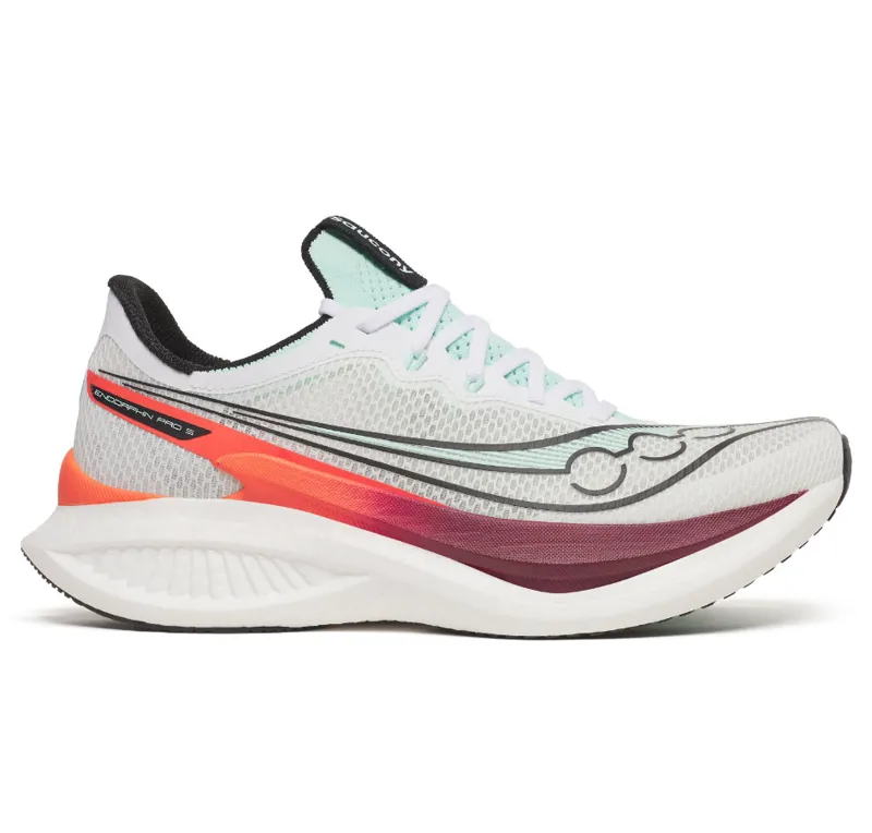 Saucony Men's Endorphin Pro 5 White/Crimson
