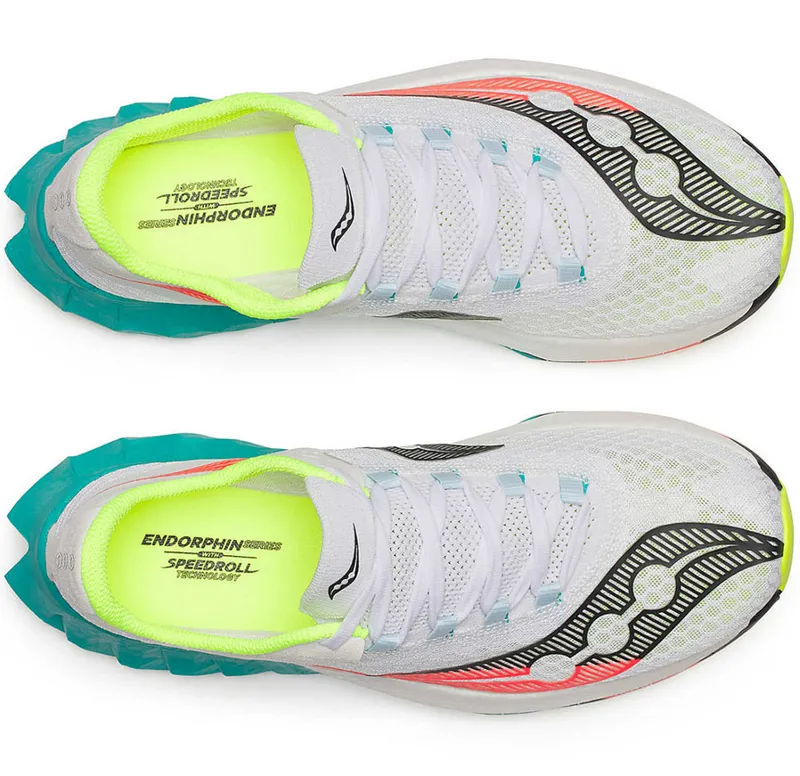 Saucony Endorphin Pro 4 Mens Shoes White/Mutant-4