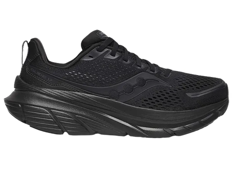 Saucony Men's Guide 17 Black/Black