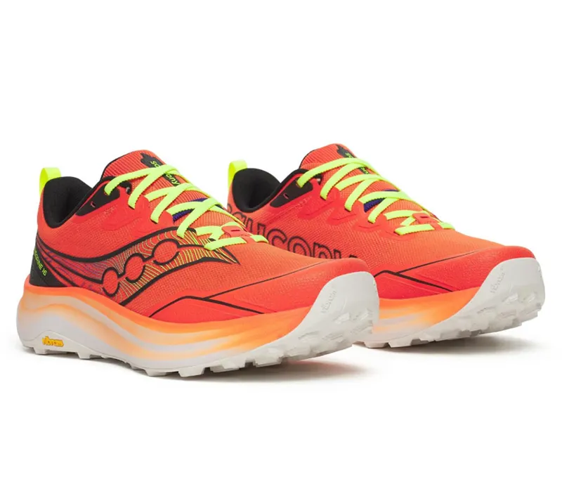 Saucony Men's Peregrine 16 Fire/Black-2