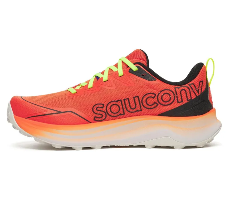 Saucony Men's Peregrine 16 Fire/Black-1