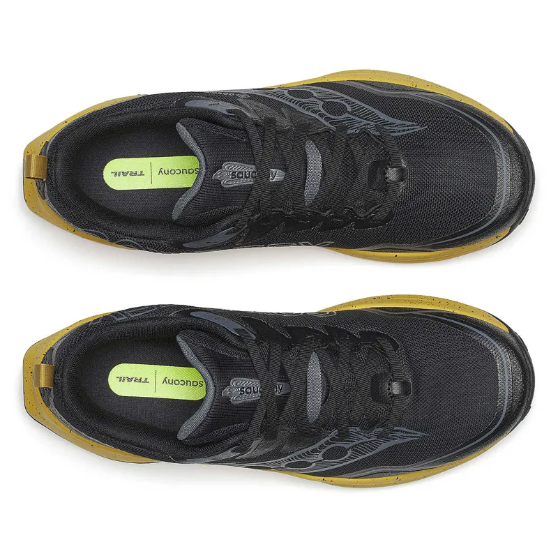 Saucony Men's Peregrine 16 GTX Black/Oil-4
