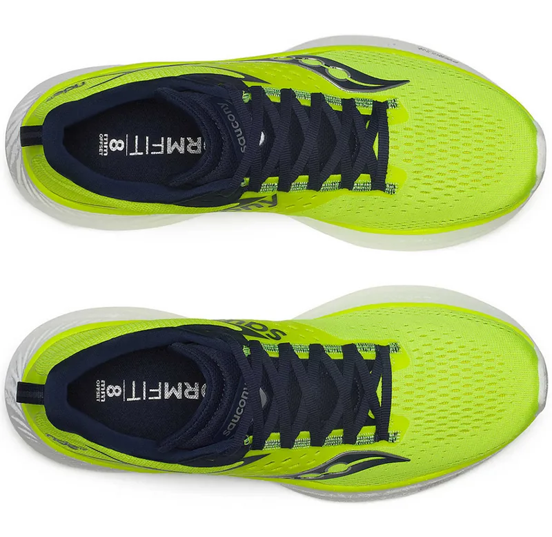 Saucony Men's Ride 17 Citron/Navy-4