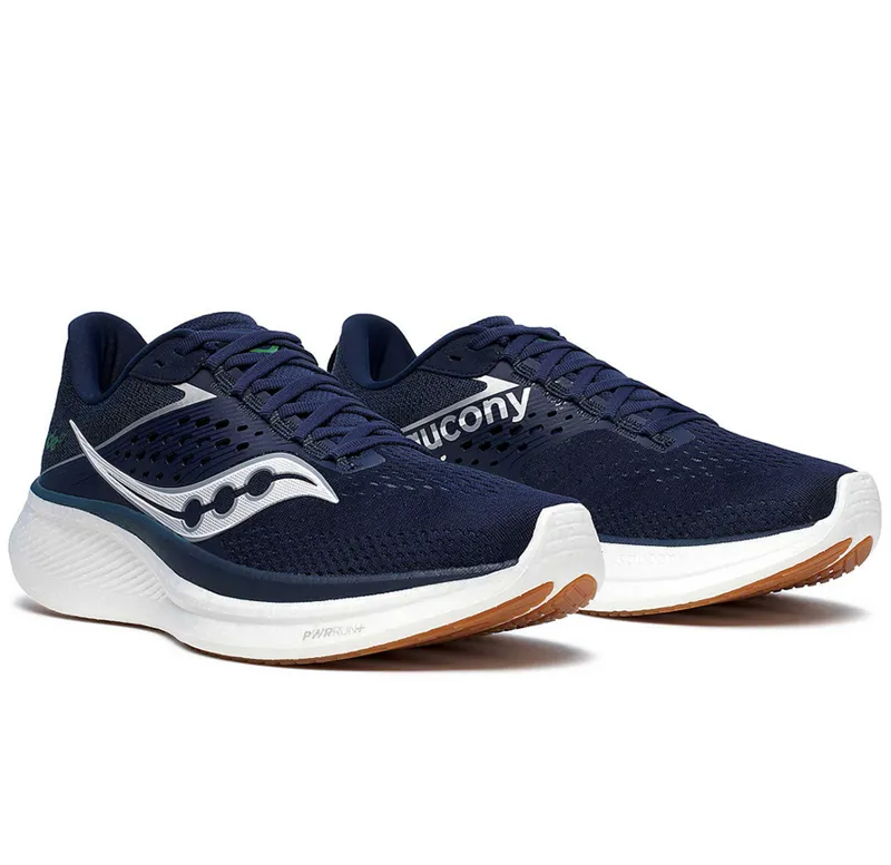 Saucony Men's Ride 17 Navy/Gum Marine-2
