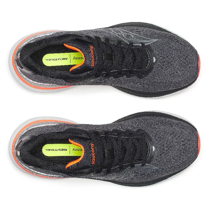 Saucony Men's Ride 19 Carbon/Black-4