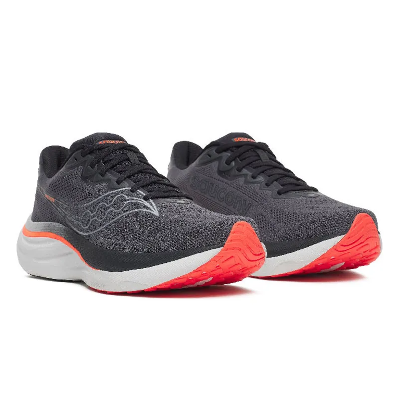 Saucony Men's Ride 19 Carbon/Black-2
