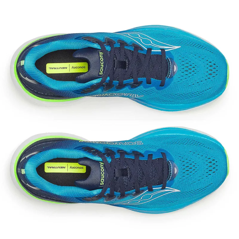 Saucony Men's Ride 19 Cobalt/Slime-4