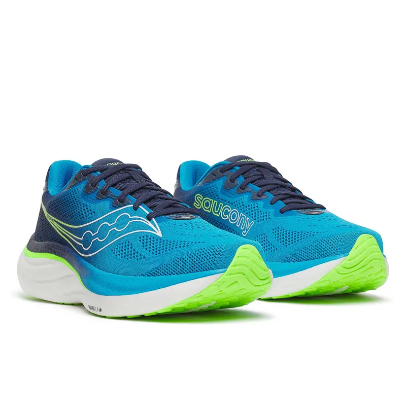 Saucony Men's Ride 19 Cobalt/Slime-2