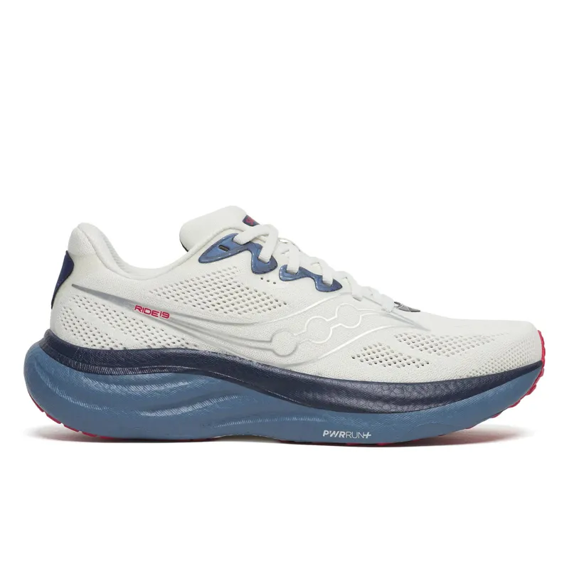 Saucony Men's Ride 19 Ivory/Storm
