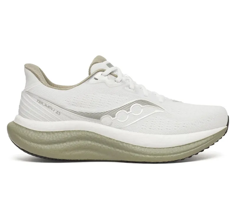 Saucony Men's Triumph 23 White/Laurel