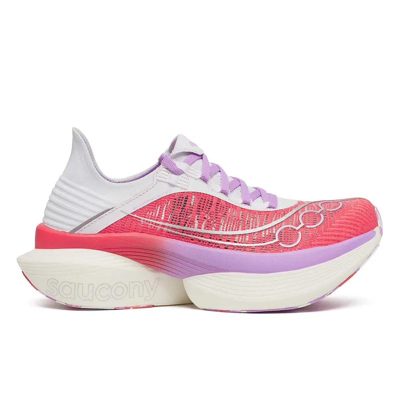 Saucony Unisex Endorphin Elite 2 Coral/White