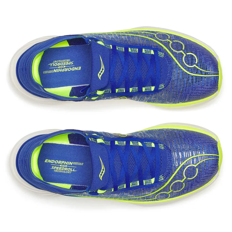 Saucony Unisex Endorphin Elite 2 Lapis/Citron-4